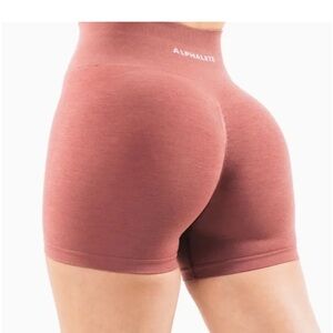 NWT alphalete amplify short rose small